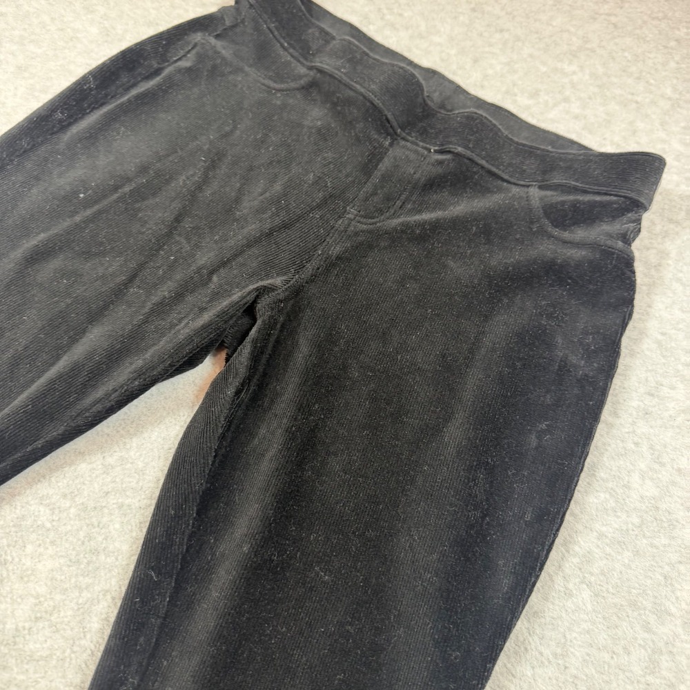 Simply Vera Vera Wang Corduroy Leggings Women Large Black Stretch Pull On